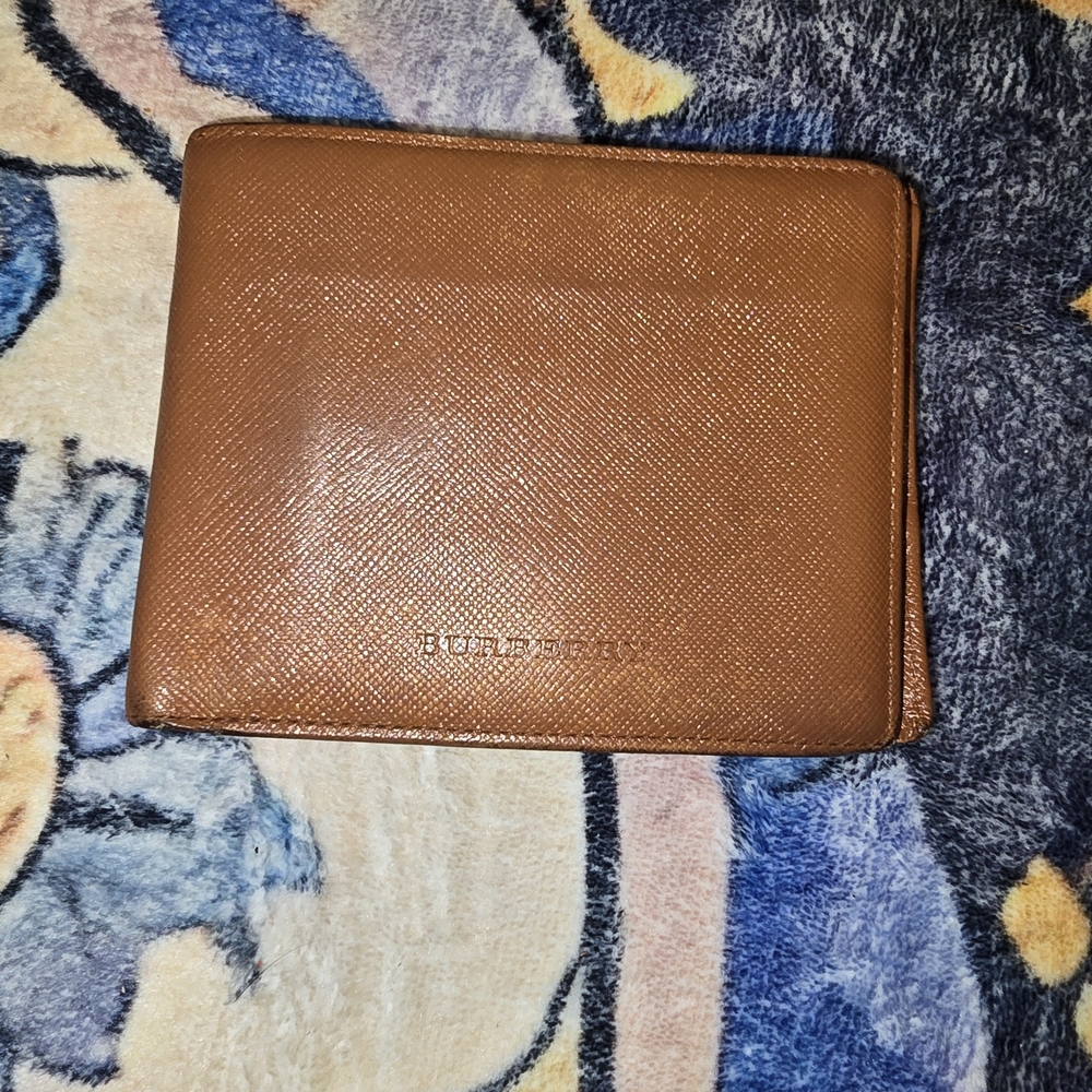 Burberry Tan Leather Men's Wallet